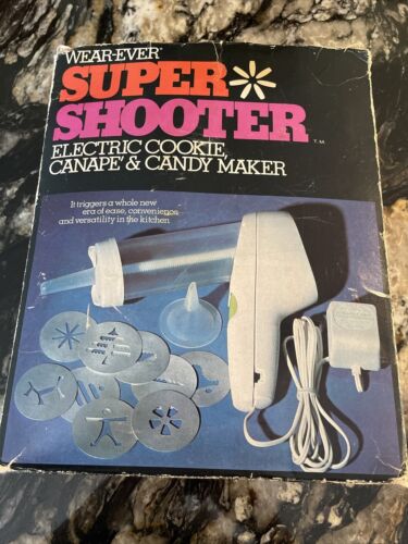 Wear-Ever Super Shooter ELECTRIC Cookie Press, Canape, and Candy